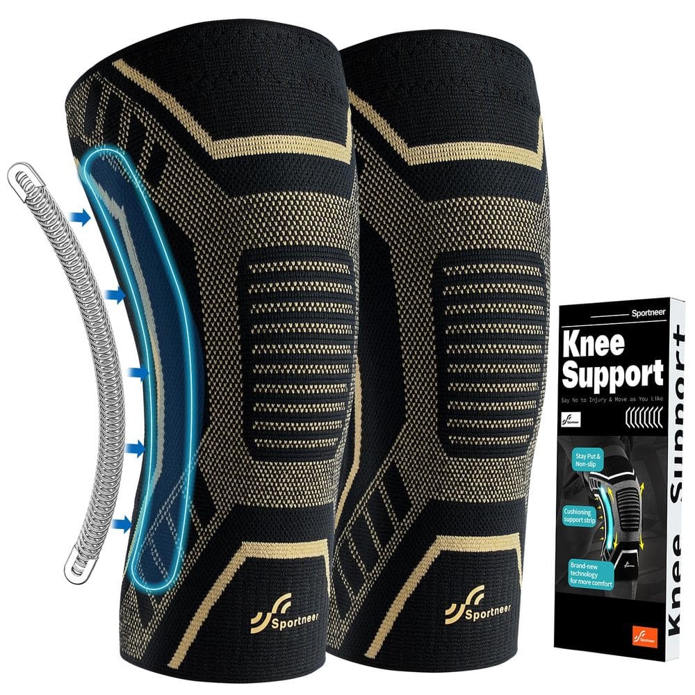 Joelheira de cobre Sportneer para suporte de joelho masculino e feminino