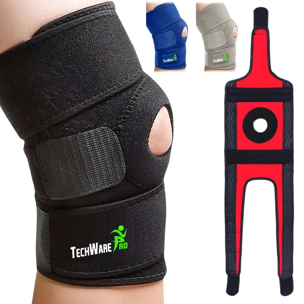 Suporte de joelheira TechWare Pro Black XXXLarge