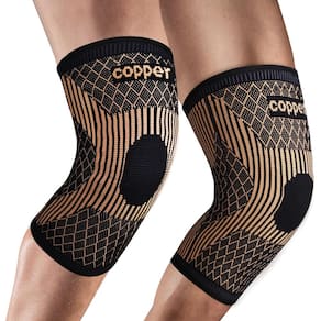 Joelheiras SHENGYADE Copper Compression para mulheres e homens