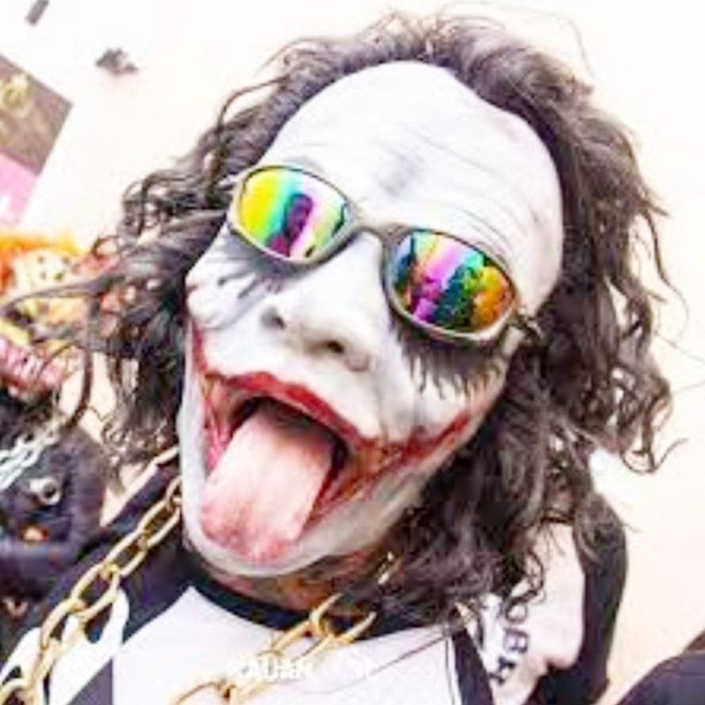 Máscara Facial do Coringa c/ boca flexível