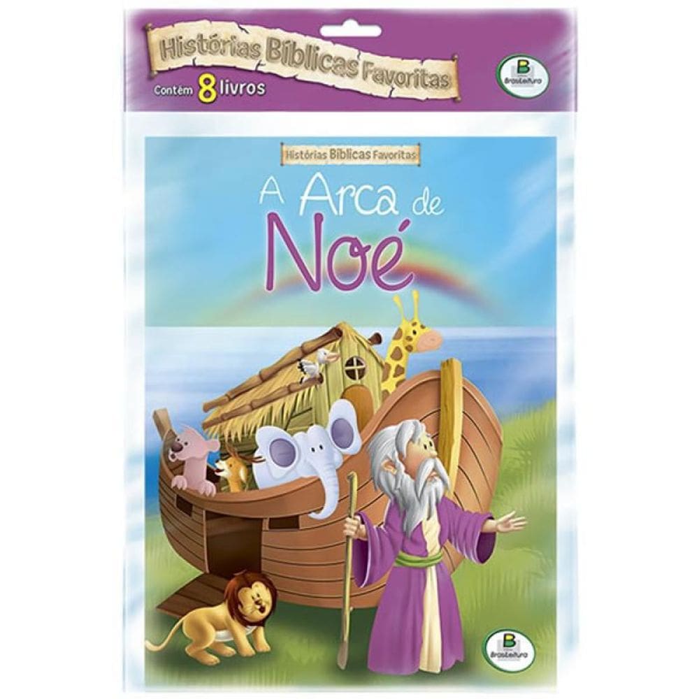 Livro Histórias Bíblicas Favoritas-Kit C/8 Und