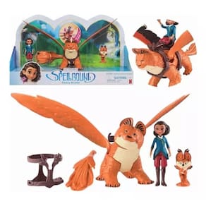 Enfeitiçados SpellBound Filme Netflix – Pack 3 Bonecos Ellian ,Grifo Montaria E Filhote - Sunny