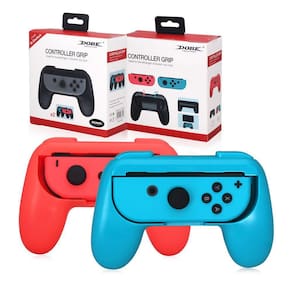 Suporte Grip Joy-Con Nintendo Switch Vermelho/Azul