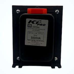 Autotransformador KF, Bivolt 110/220V, 3.000VA, Pro, Preto -TRF0914
