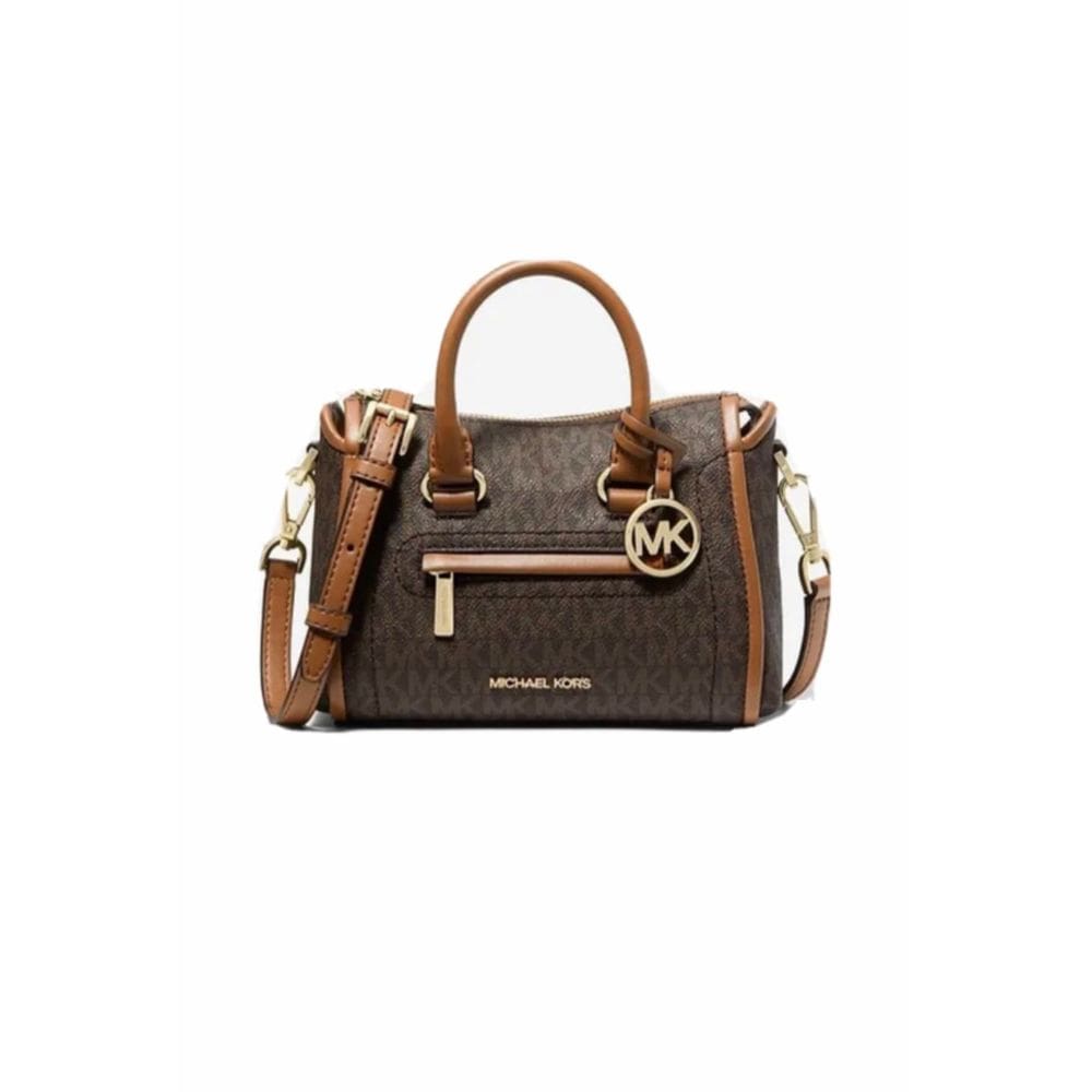 Mochila Michael Kors Carine Leather Brown Acorn
