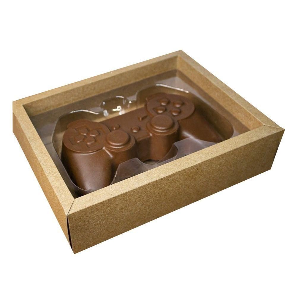 Caixa Kraft Para Controle Gamer De Chocolate