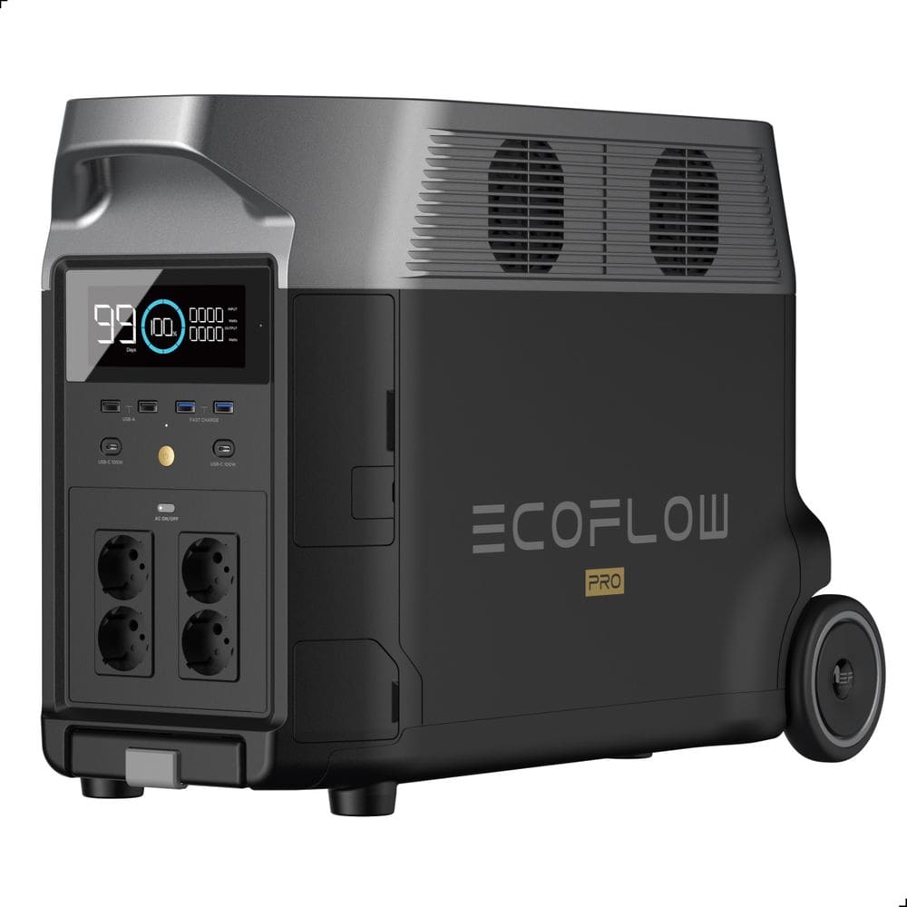 Estação De Energia Ecoflow Bateria Portátil Delta PRO Gerador Solar 3600Wh 110V Powerbank nobreak