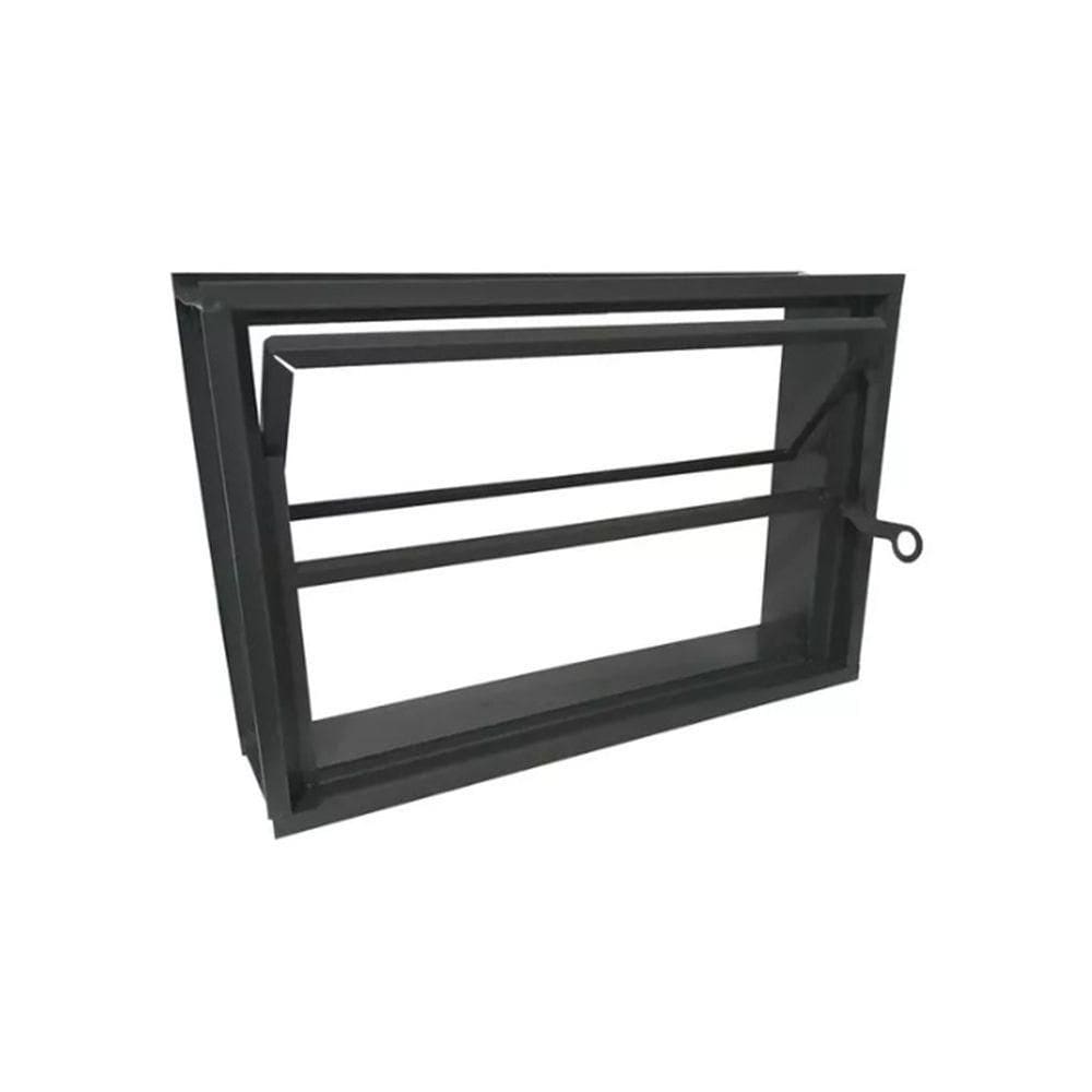 Janela Basculante Em Aço Sem Grade 40x40 R120 Tradição