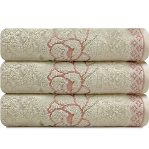 Kit Toalhas de Rosto Karsten 100% Algodão 3 Peças Yuna