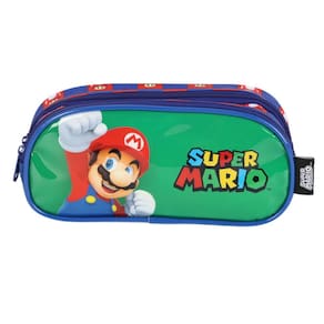 Estojo Super Mario Duplo Escolar Luxcel Nintendo