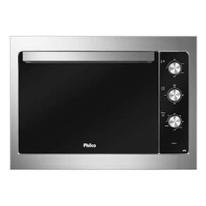 Forno Elétrico De Embutir Philco PFE47E Preto Com Bordas Inox 47L 110V