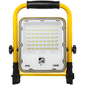 Refletor Holofote Led C/ Bateria Recarregável Portátil 100W