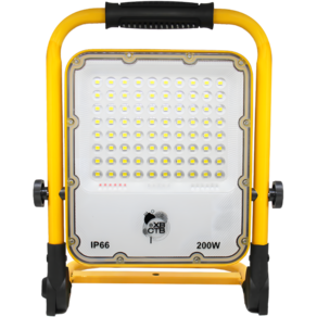 Refletor Holofote Led C/ Bateria Recarregável Portátil Dobrável 200W
