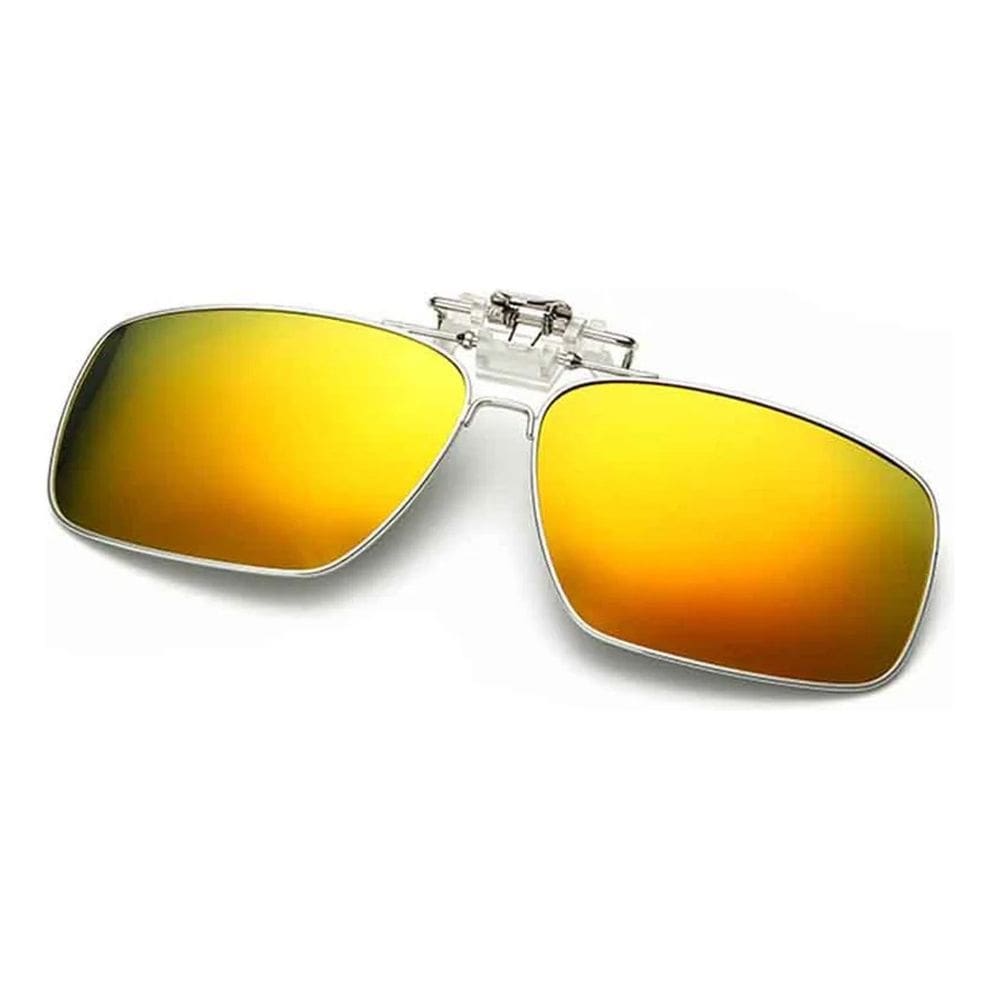 Novo Lentes Óculos Clip On Polarizado Proteção Uv 400