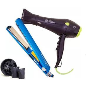 Prancha Pro nano Titanium e Secador Volcano 4200 Salles 220v