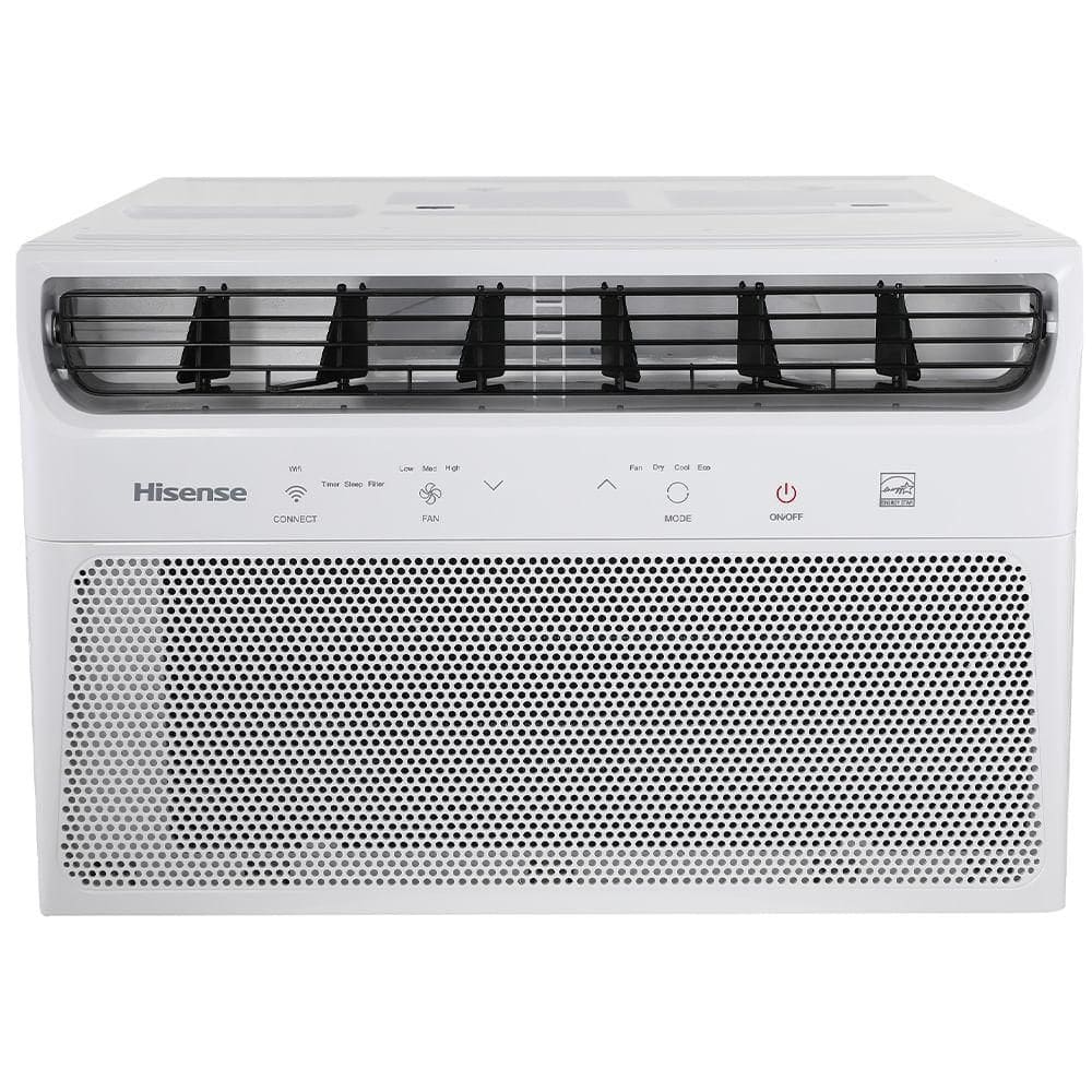 Ar Condicionado Janela Eletrônico Hisense com 7.500 BTUs, Frio, Branco - AW-08CWBRVGU02