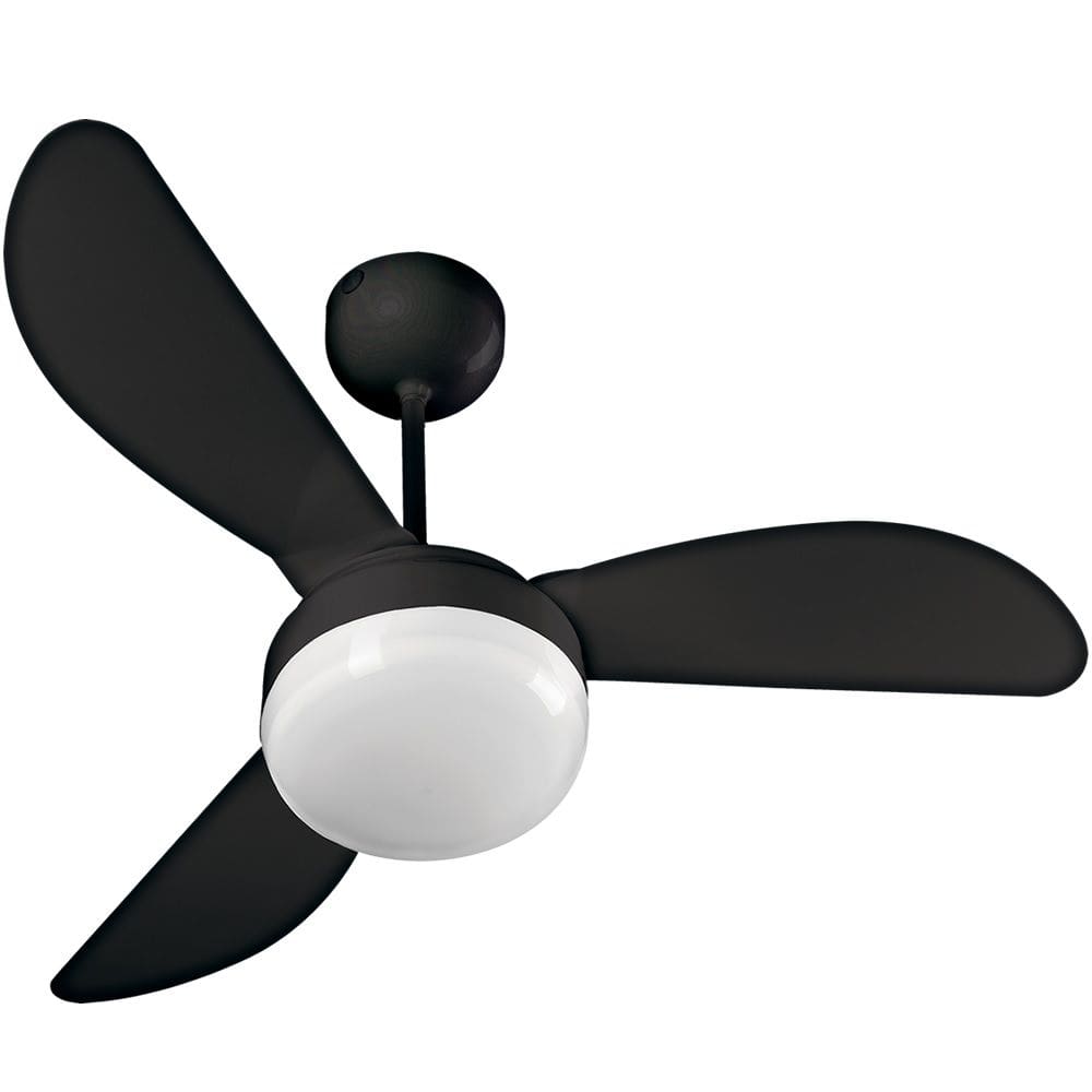 Ventilador De Teto Ventisol Fênix LED Preto 3 Pás Com Controle Remoto Inverter Bivolt