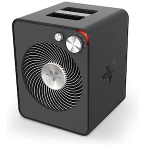 Aquecedor Elétrico com 2 Configurações de Temperatura e Termostato Ajustável, 110V Vornado VMH300, Preto