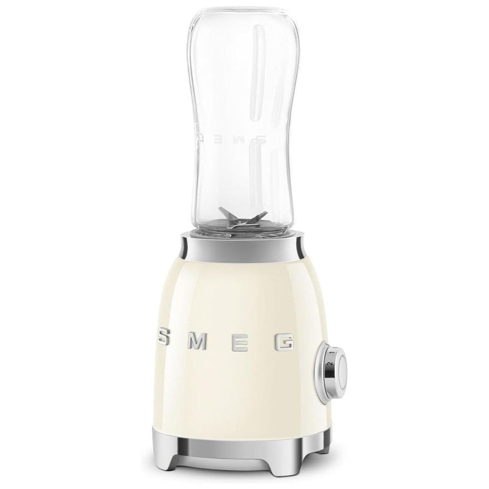 Liquidificador Pessoal SMEG 50s Retro Style com Botão Iluminado e Duas Garrafas Livres de BPA de 600 ML - Creme