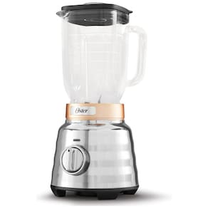 Liquidificador de Bancada 1.6L em Aço Inoxidável com 3 Velocidades, 1100W 110V, Oster, Prata