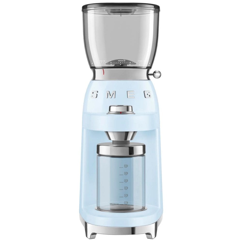 Moedor de Café Elétrico SMEG Retrô Azul Pastel