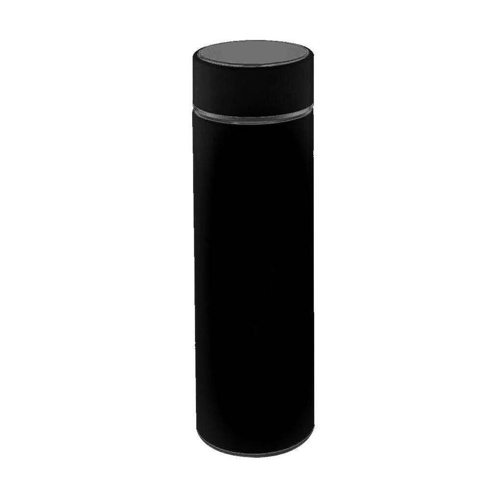 Garrafa Térmica Inox 500ml Quente Frio Tampa Preto Nº17