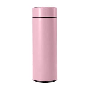 Garrafa Térmica Inox 500ml Quente Frio Tampa Rosa Nº15