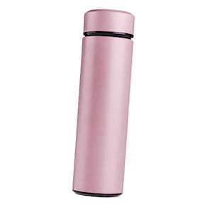 Garrafa Térmica Inox 500ml Quente Frio Tampa Rosa Nº17