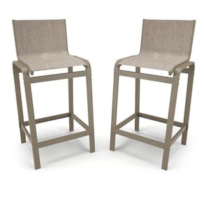 Kit 2 Banquetas Alta Cozinha Balcão Bancada Alumínio Fendi - Mocca