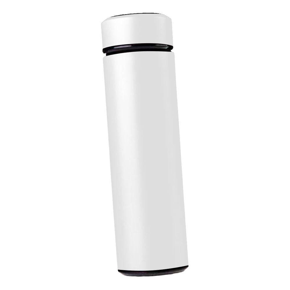 Garrafa Térmica Inox 500ml Quente Frio Tampa Branco Nº6