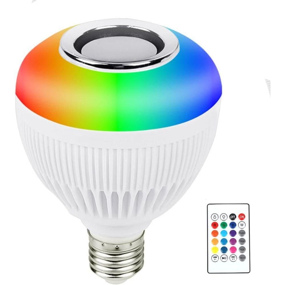 Lâmpada LED RGB Bluetooth com Som WJ-L2 - Altomex