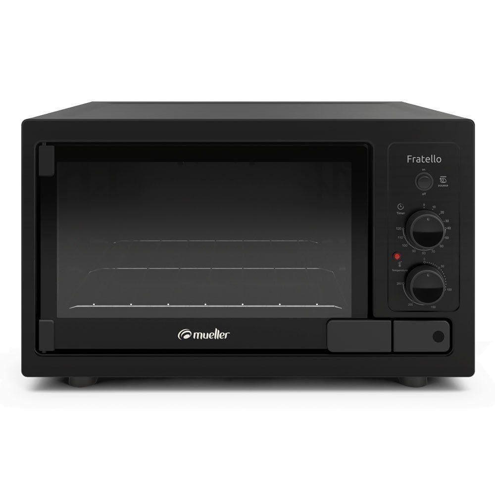 Forno Elétrico De Bancada Mueller Fratello Preto Fosco 44 Litros 110V