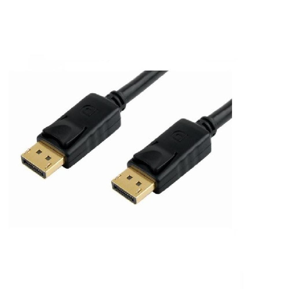 Cabo Displayport 1,8M Dourado Branco