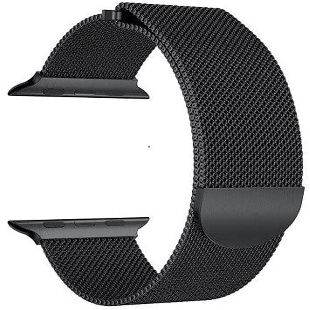 Pulseira Milanese Para Watch 42Mm - Preta