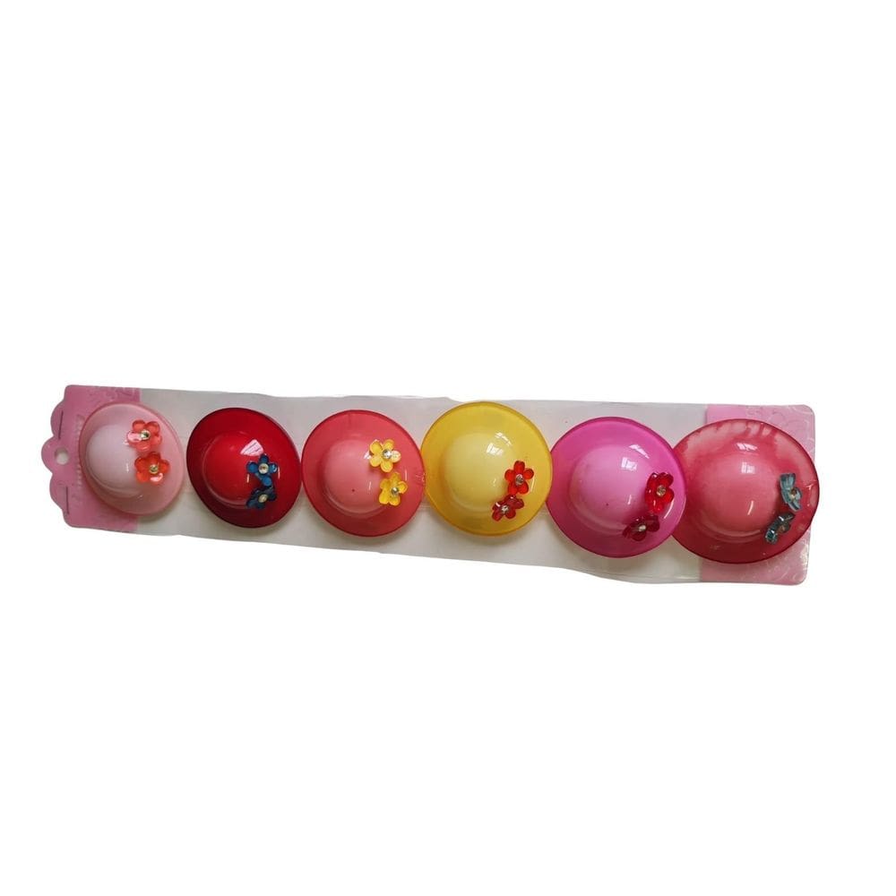 Kit 6 Presilhas De Cabelo Chapéuzinho Infantil / Adulto