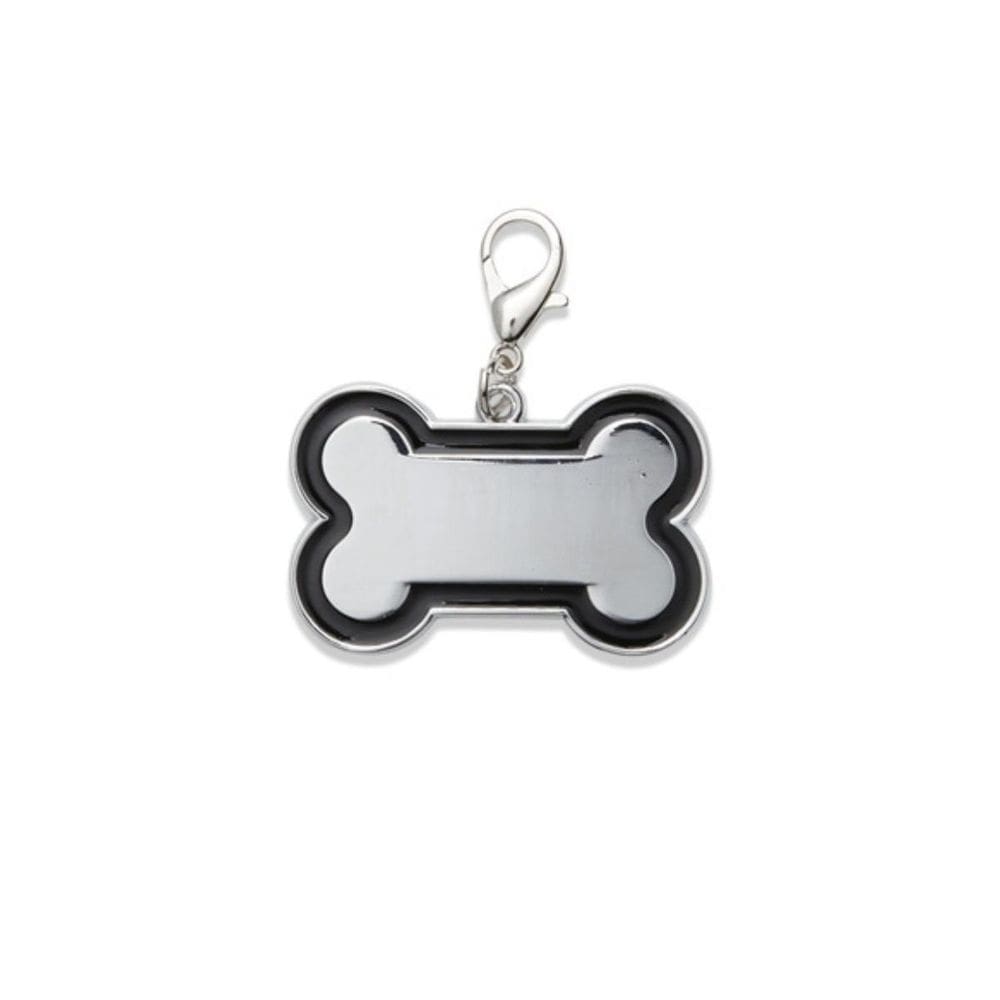 Chaveiro De Identificação Pet Formato De Osso De Luxo
