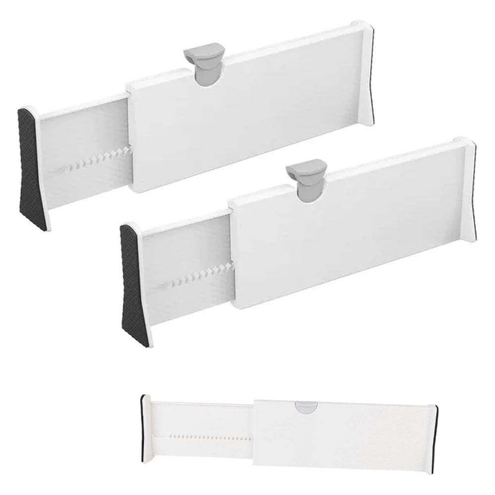 Organizador de Gaveta Ajustavel Divisor Retratil Separador Comoda Estante Escritorio Livro Roupa Talheres Utensilios Discreto Multiuso