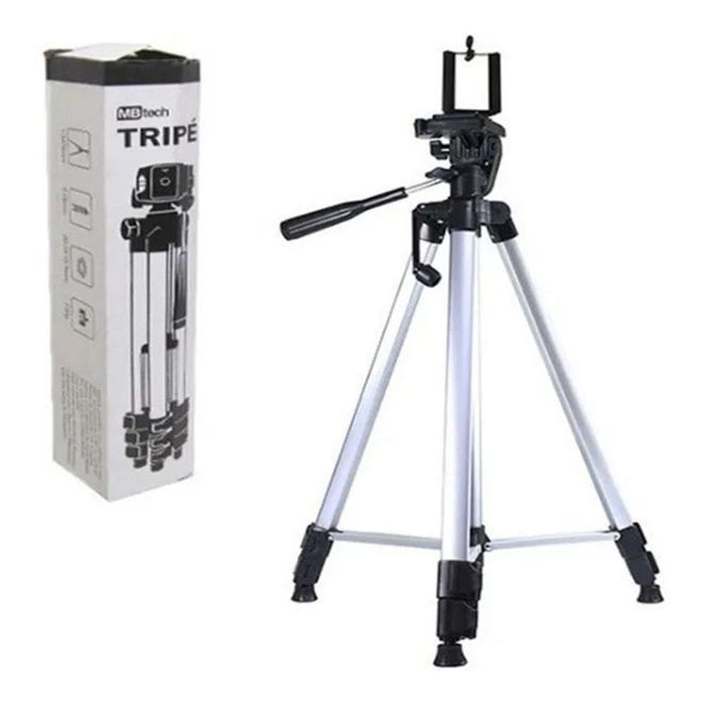 Tripé 1,37M Filmagem Fotografia Aplicável Com Smartphone