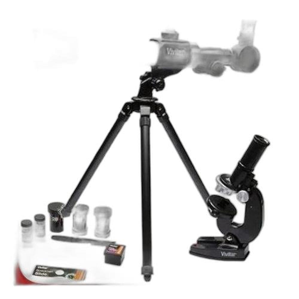 Kit Telescópio E Microscópio Completo Vivtelmic20 Vivitar