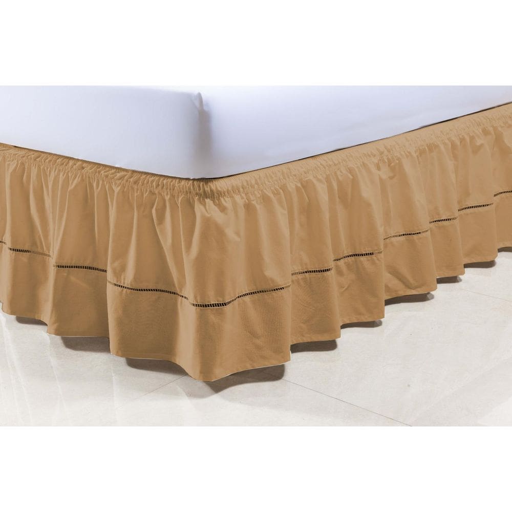 Saia Box Colchão Casal 138X188X30Cm 100% Algodão 2 Elásticos