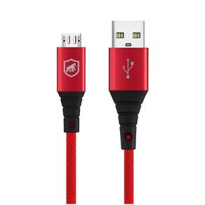 Cabo Tech Proof Vermelho Micro Usb V8  1,2M  - Gshield
