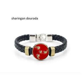 Pulseira Sintética Couro Naruto Desenho Anime Modelos
