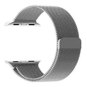 Pulseira Milanese Para Watch 42Mm - Prata