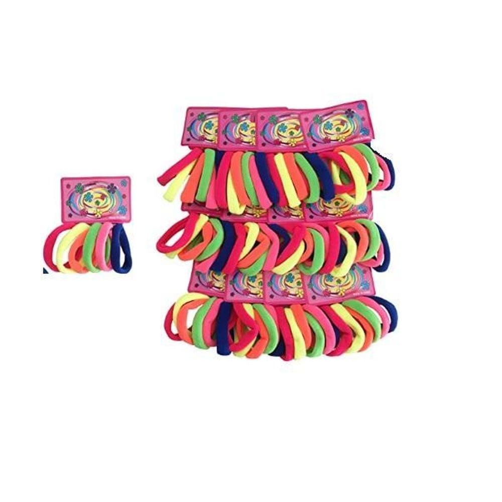 Kit 144 Unidades Elástico De Cabelo Rabicó Xuxinha Colorido