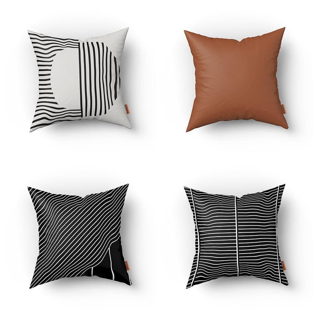 Kit Almofadas Decorativas Estampadas 40x40cm Modelo 037
