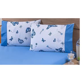 Jogo Lençol 4 Peças Cama Viúva 2,03Mx1,20Mx40Cm 100% Algodão