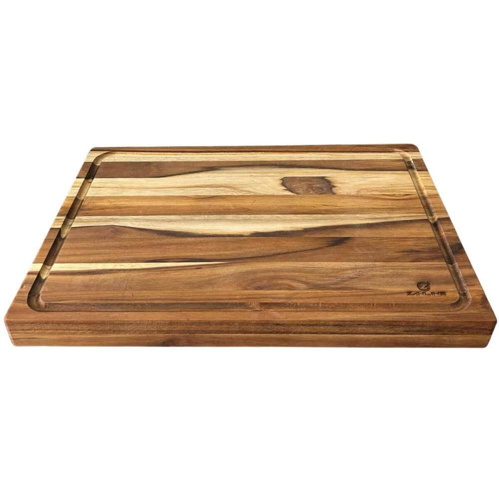 Tábua para Corte de Carne Encaixe L Madeira 48x33cm Teca Chu