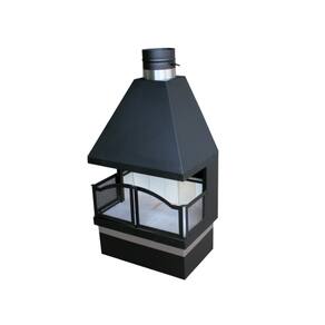 Lareira de Centro Retangular 101 X 60 X 41 CM - Metalurgica Adams