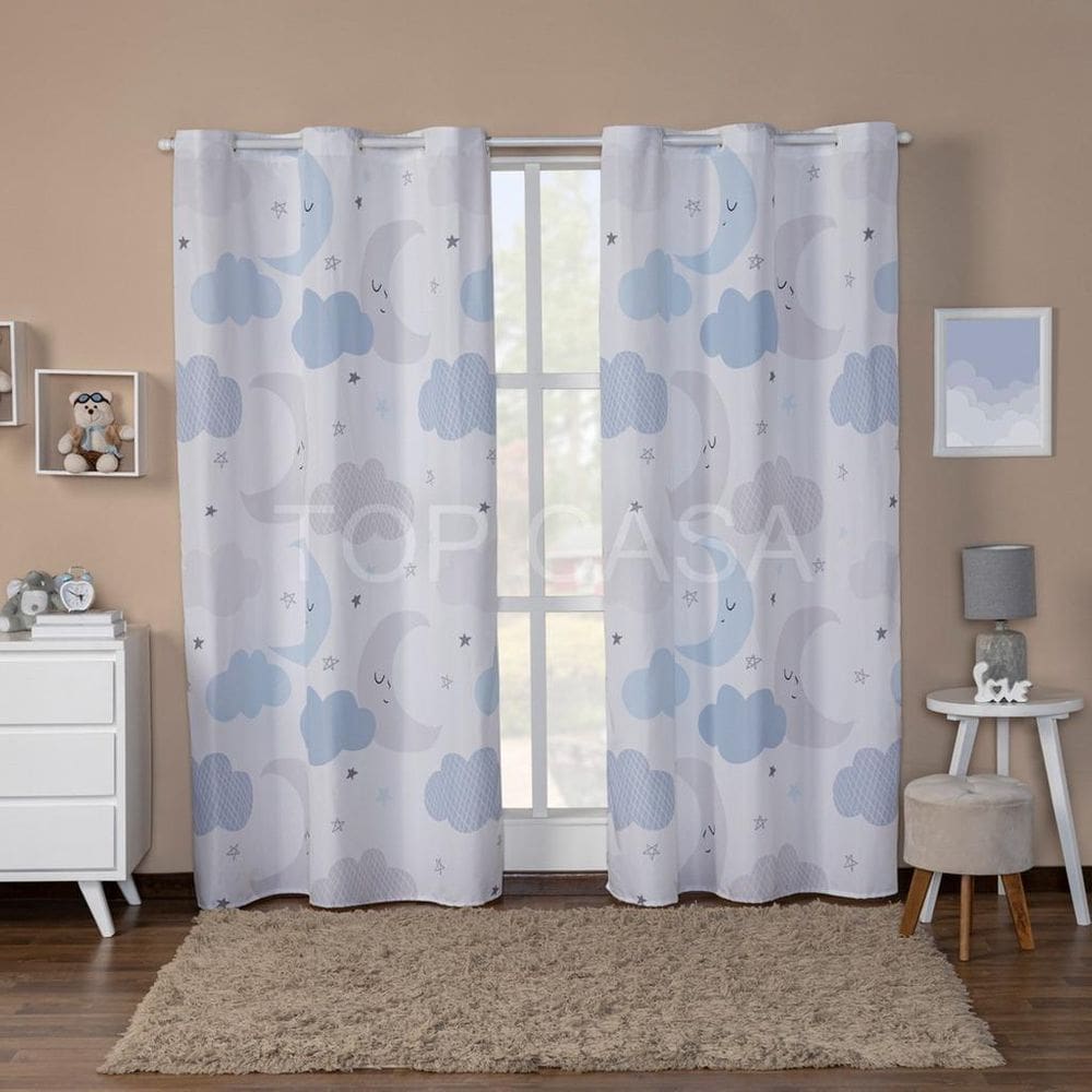 Cortina Quarto Infantil/Criança Unicórnio Baby 3.00X2.20