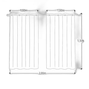 Cortina Para Quarto Infantil 2.00 X 1,50 Estampada